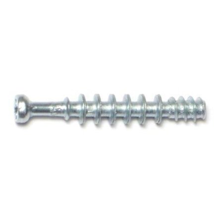 MIDWEST FASTENER M6-1.00 x 42 mm Machine Screw, Zinc Plated 6 PK 38588